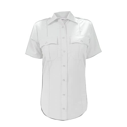 Elbeco Women's DutyMaxx Short Sleeve Shirt - White, 30